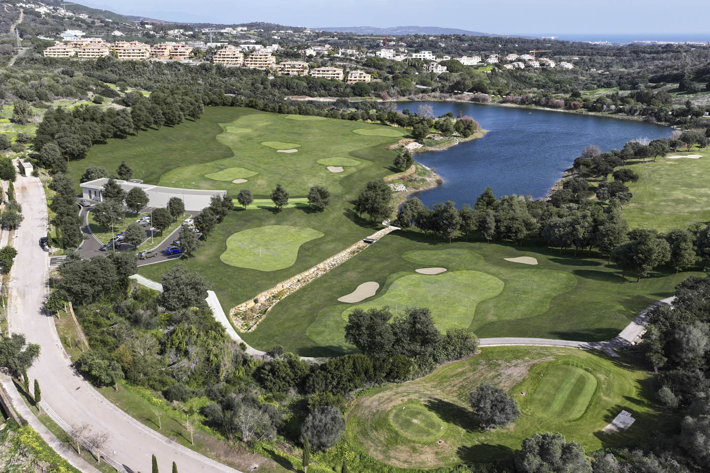 Renders 3D de un campo de golf en Sotogrande, Cádiz