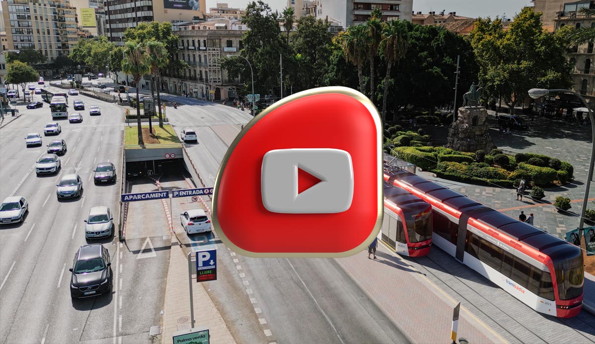 Visualización 3D El tranvía arriba a Palma