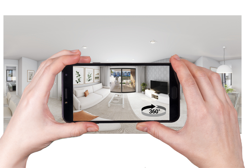 Tour virtual de una urbanización con vistas 360º VR