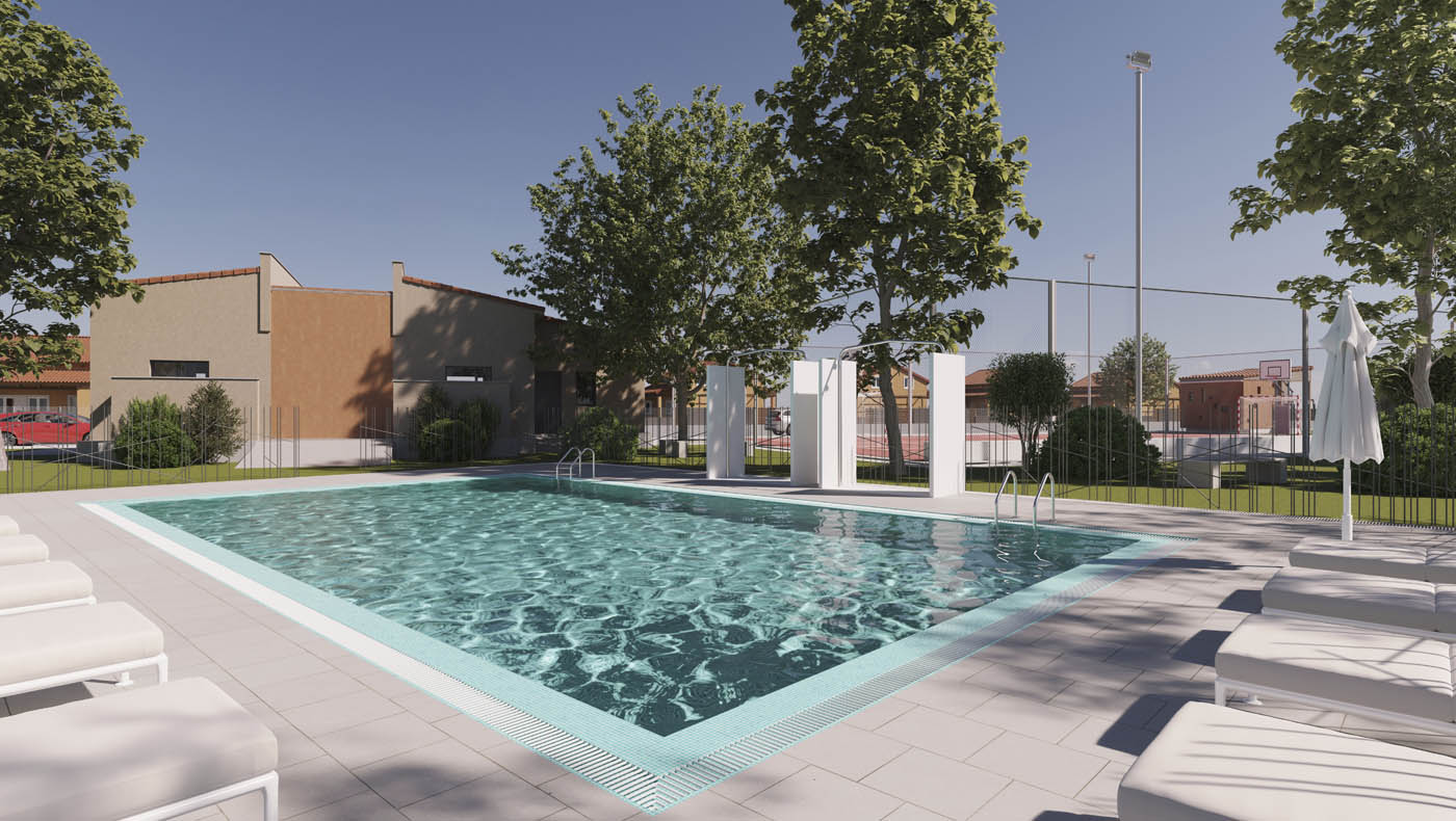 Vista piscina municipal