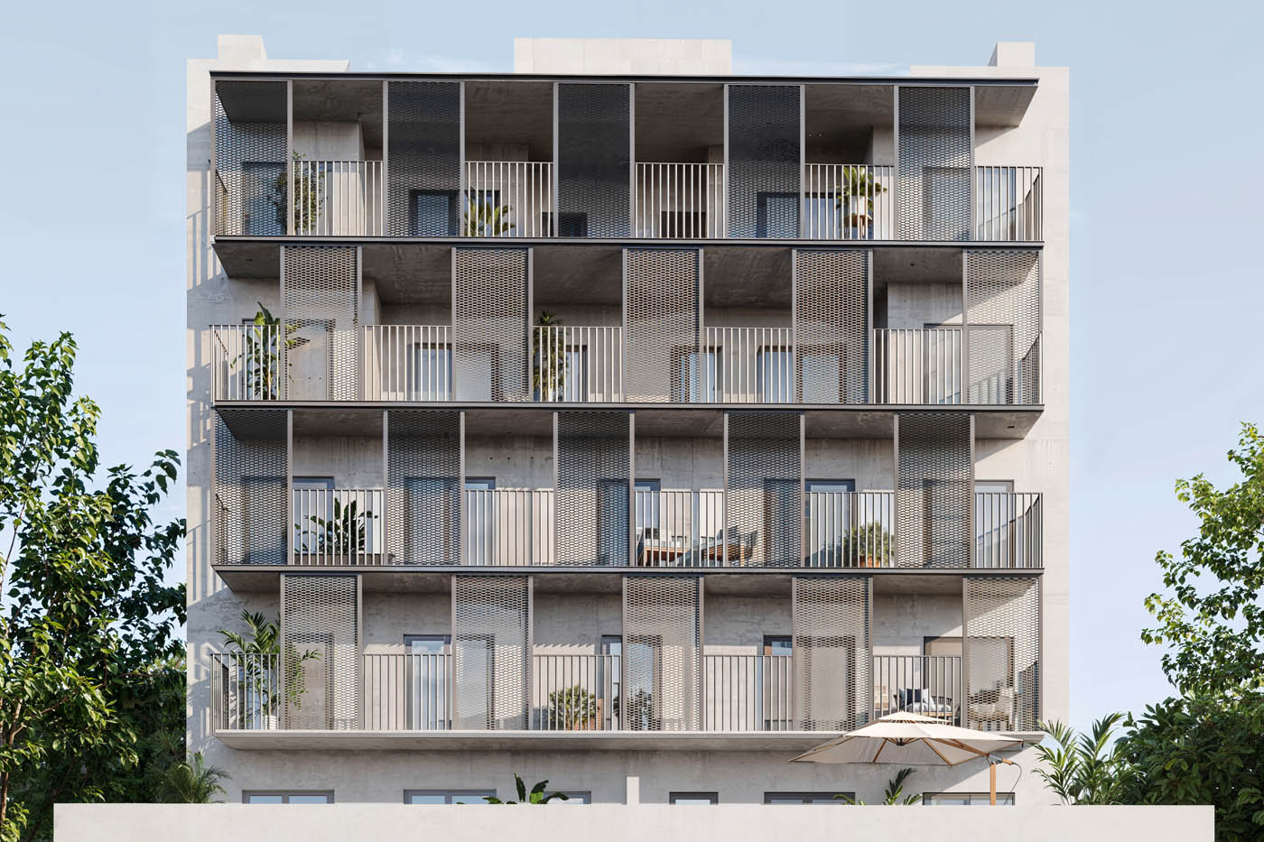 Renders 3D de una promoción inmobiliaria en Vilanova i la Geltrú