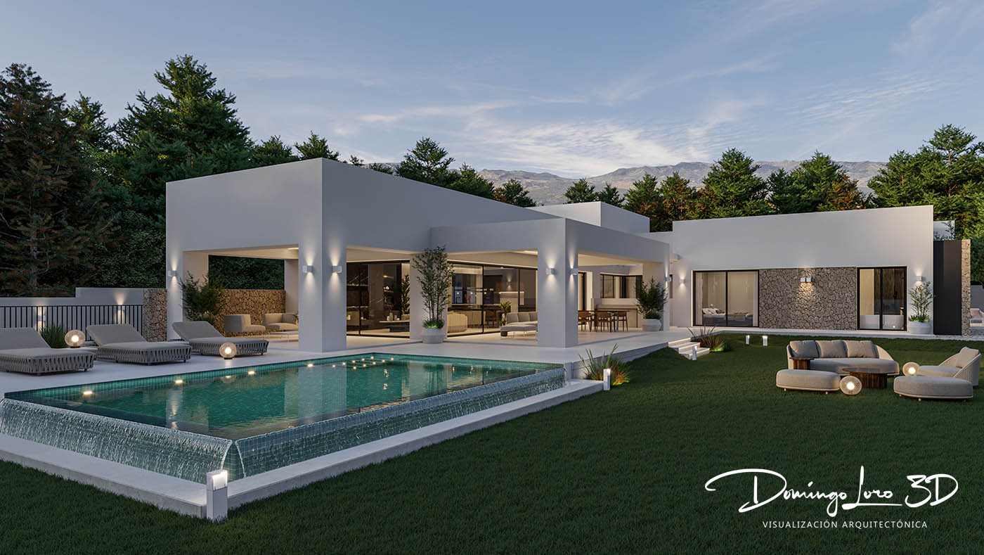 Render 3D arquitectónico realizado por un experto