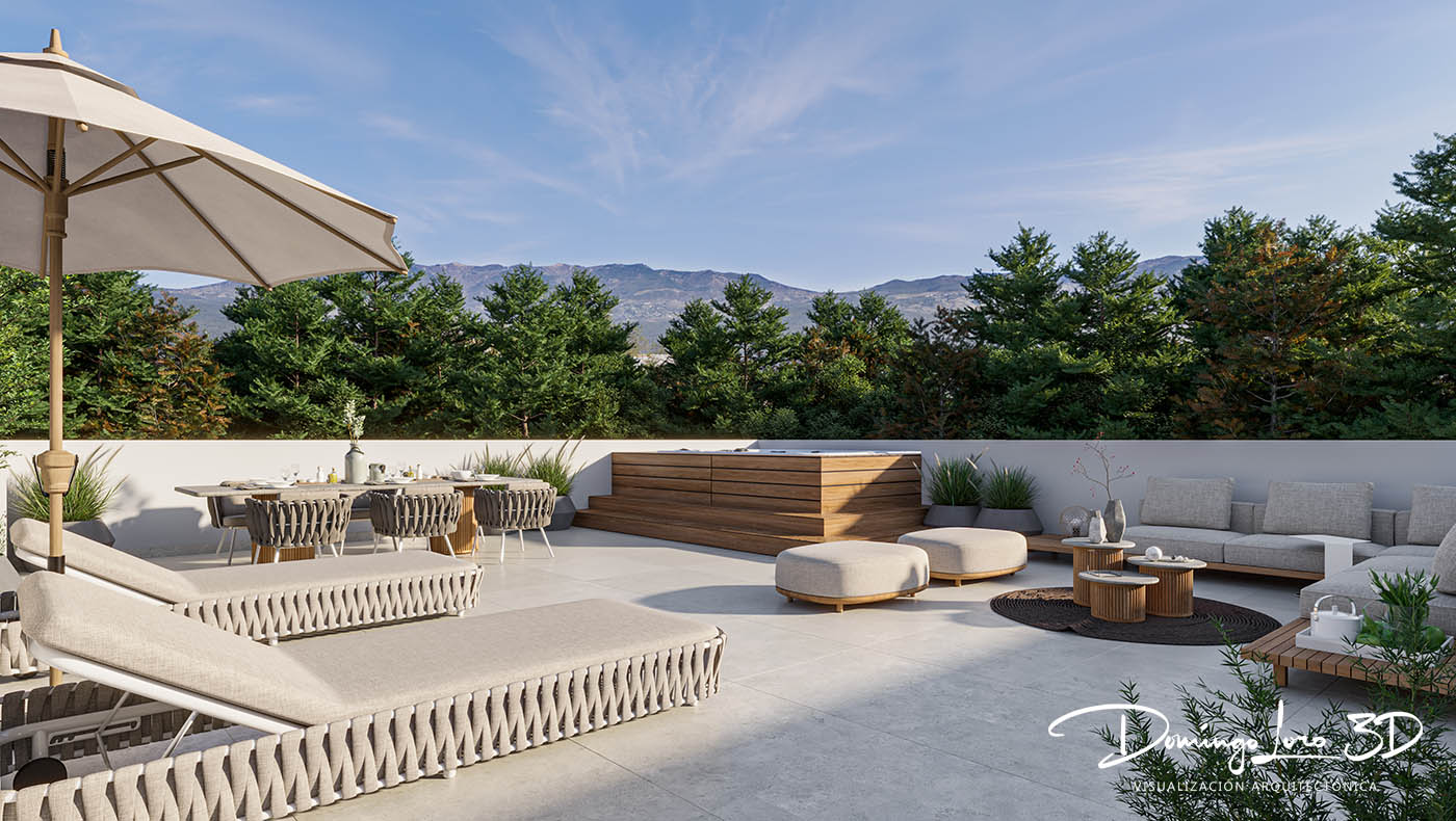 Render 3D arquitectónico realizado por un experto