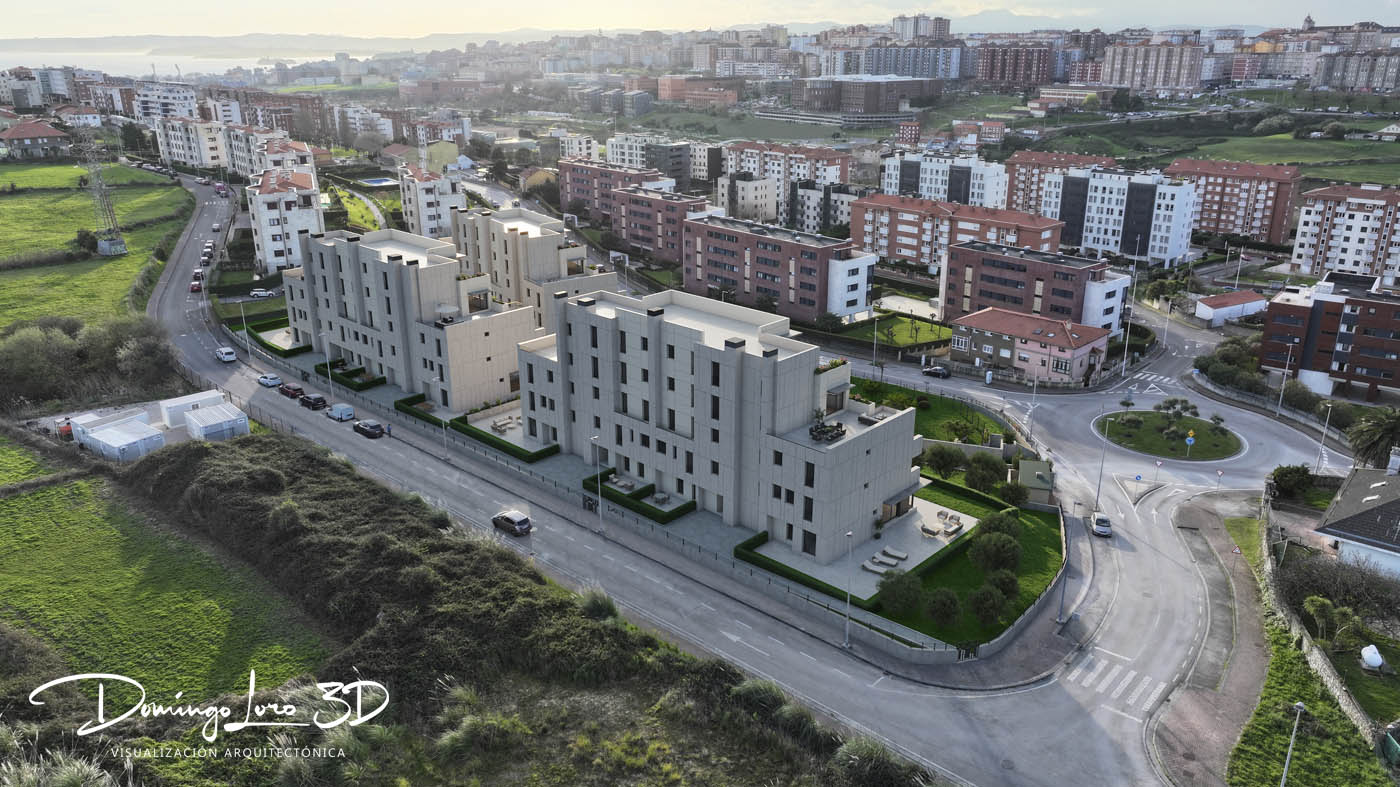 Vista de una urbanización