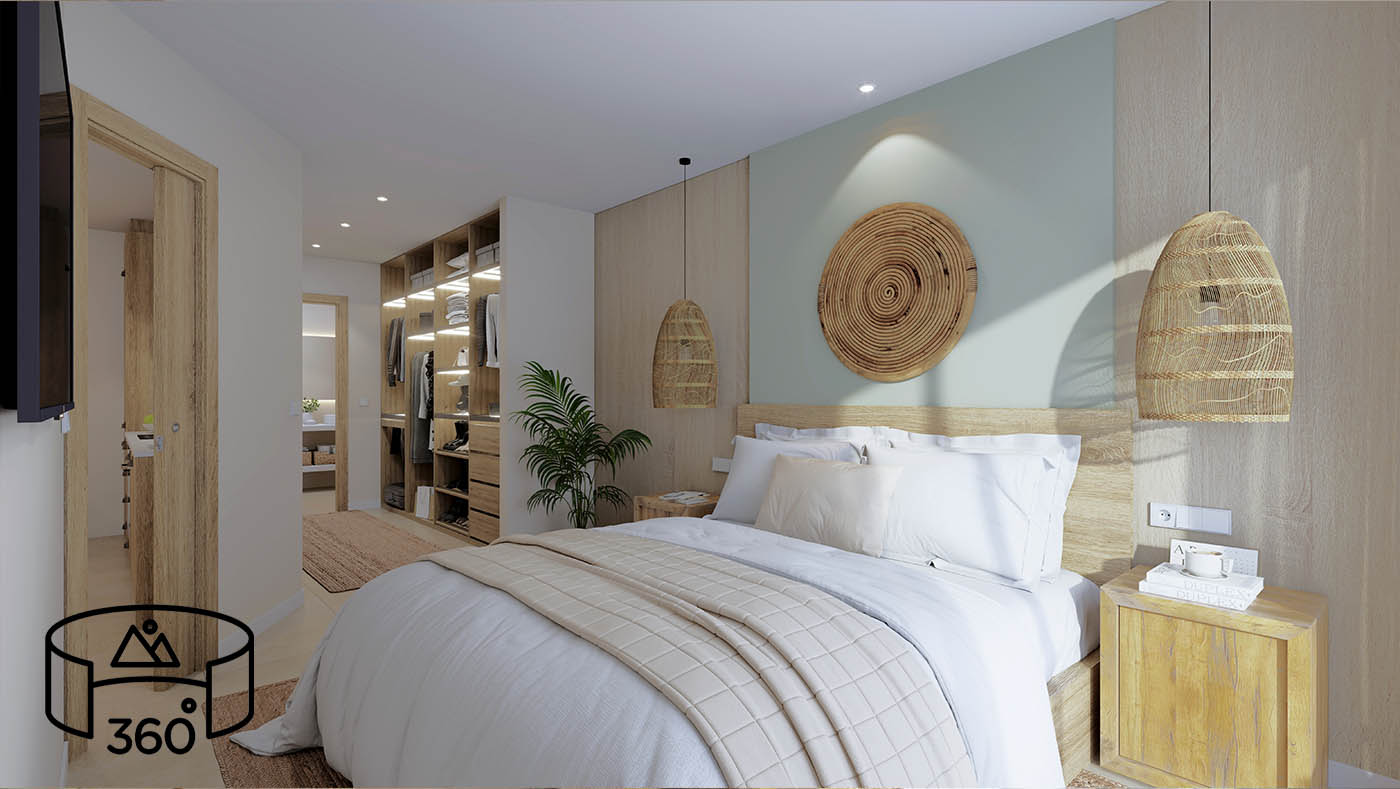 Tour virtual de una vivienda turística con vistas 360º VR