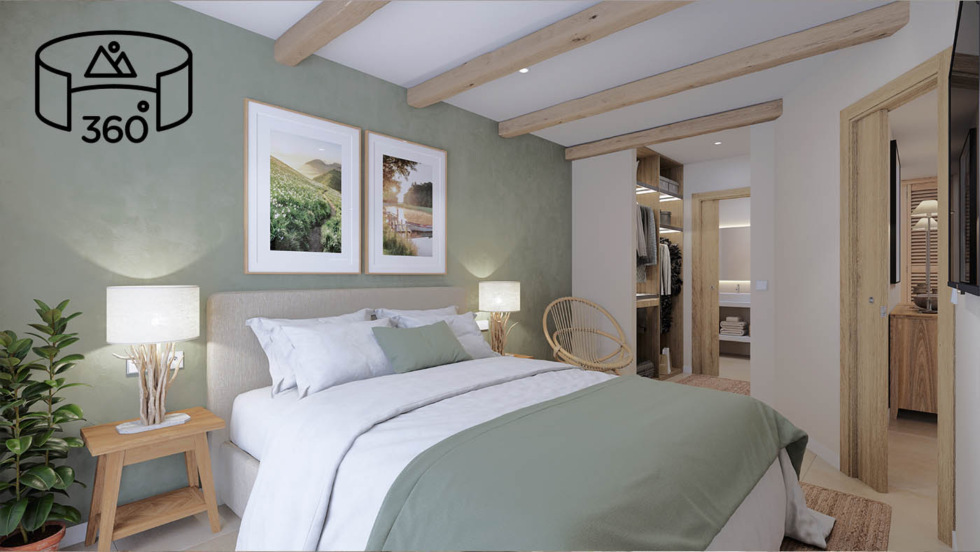 Tour virtual de una vivienda turística con vistas 360º VR
