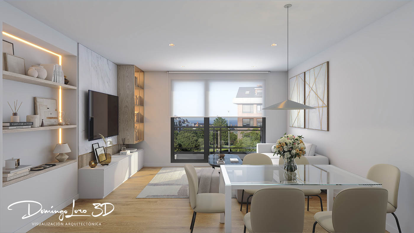 Render 3D para marketing inmobiliario