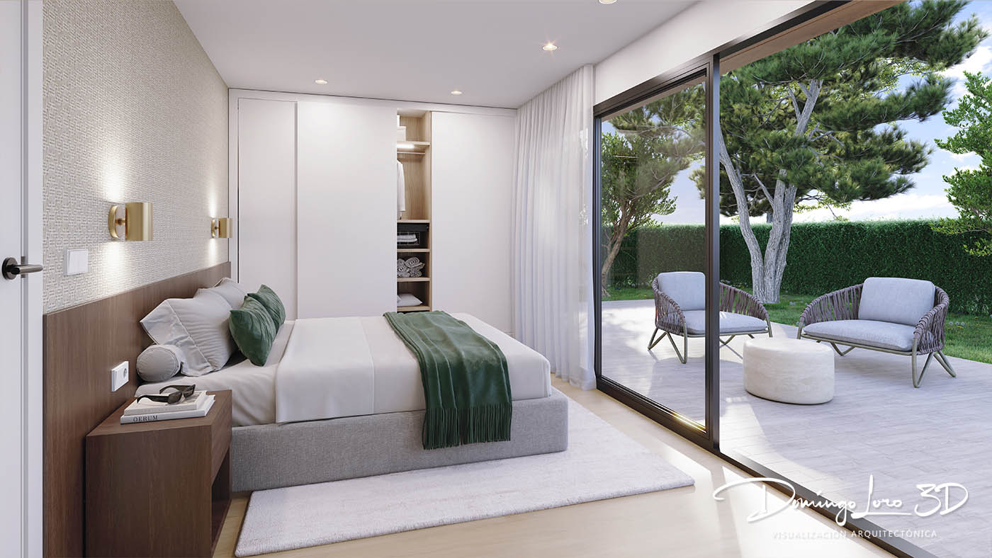 Render 3D de arquitectura