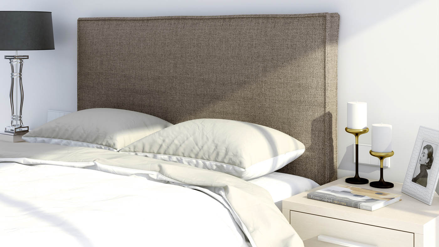 Render 3D de un dormitorio desarrollado para el catálogo de un fabricante de muebles en Sevilla