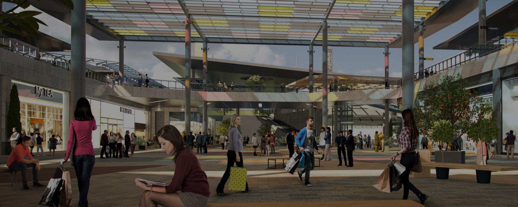 Visualización 3D de un centro comercial en Canarias