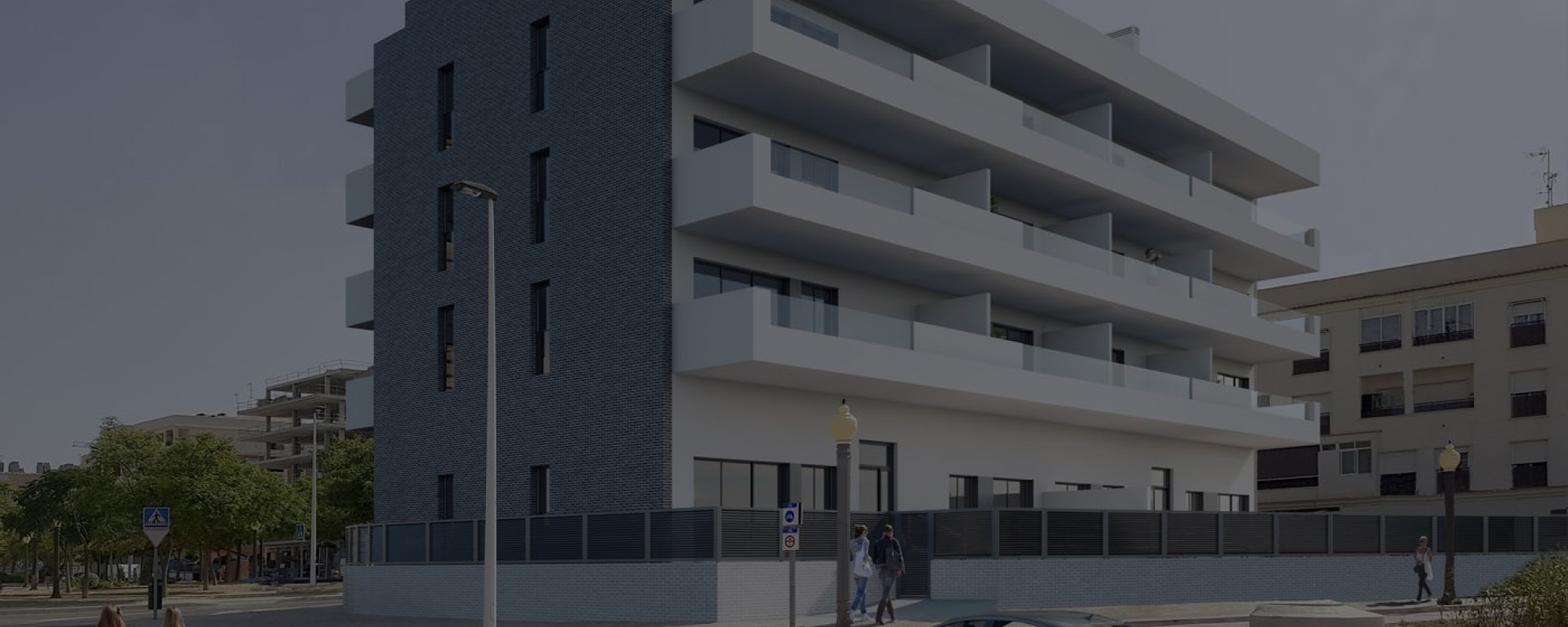 Infografías 3D de un edificio residencial