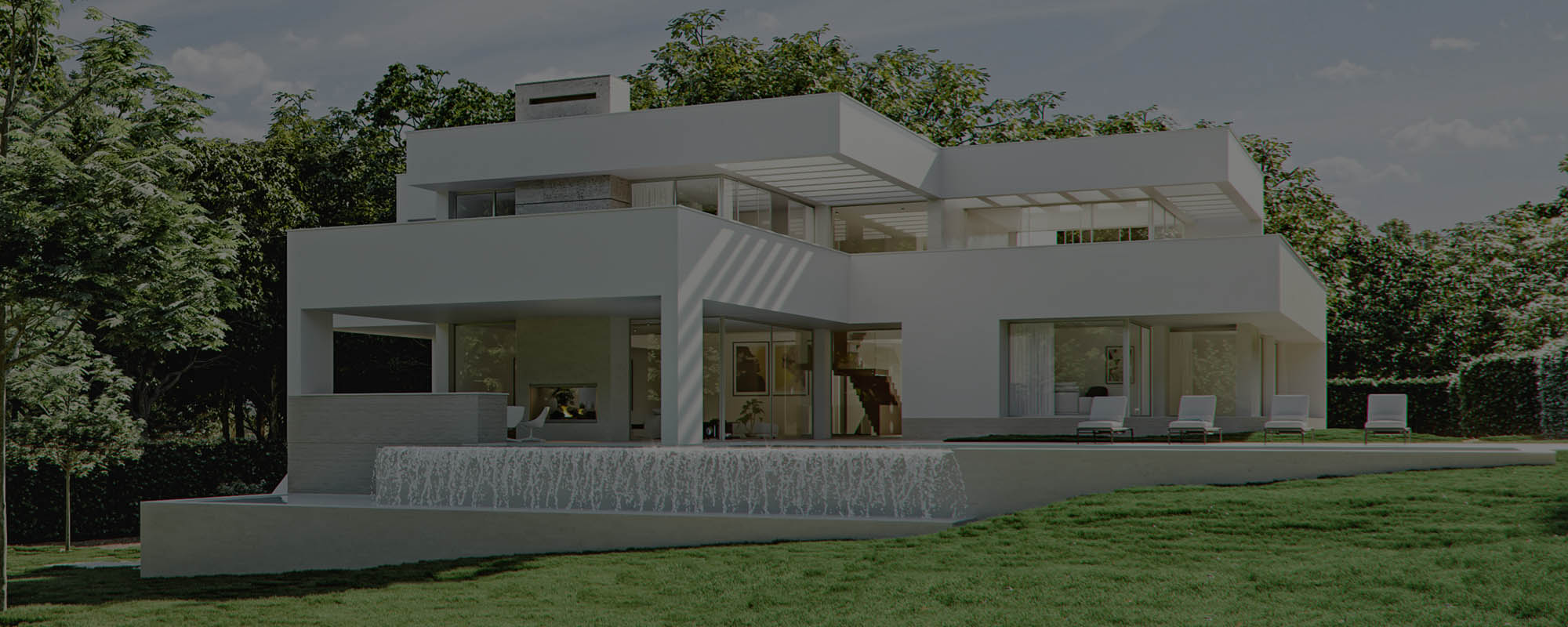 Renders 3D de una vivienda de lujo en Somosaguas