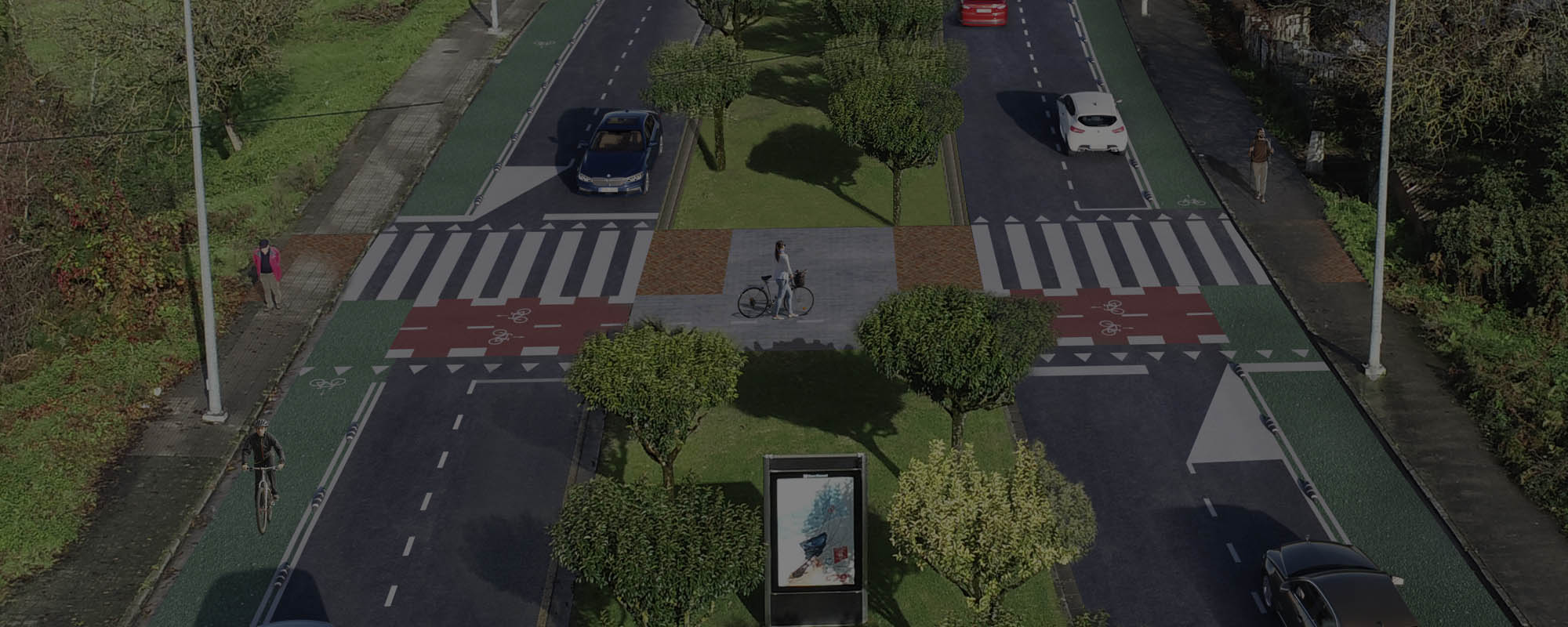 Renders 3D de un plan de actuación urbanística en Lugo